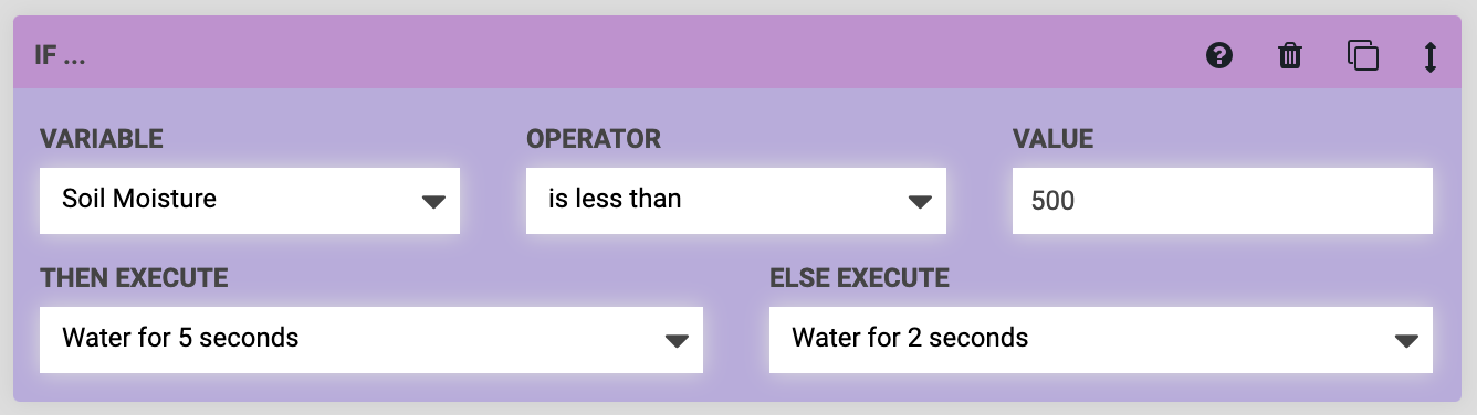 watering amount decision step