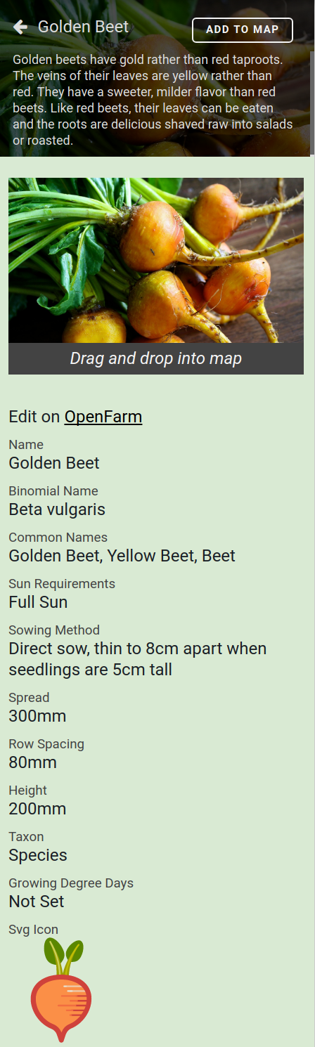 golden beet crop page
