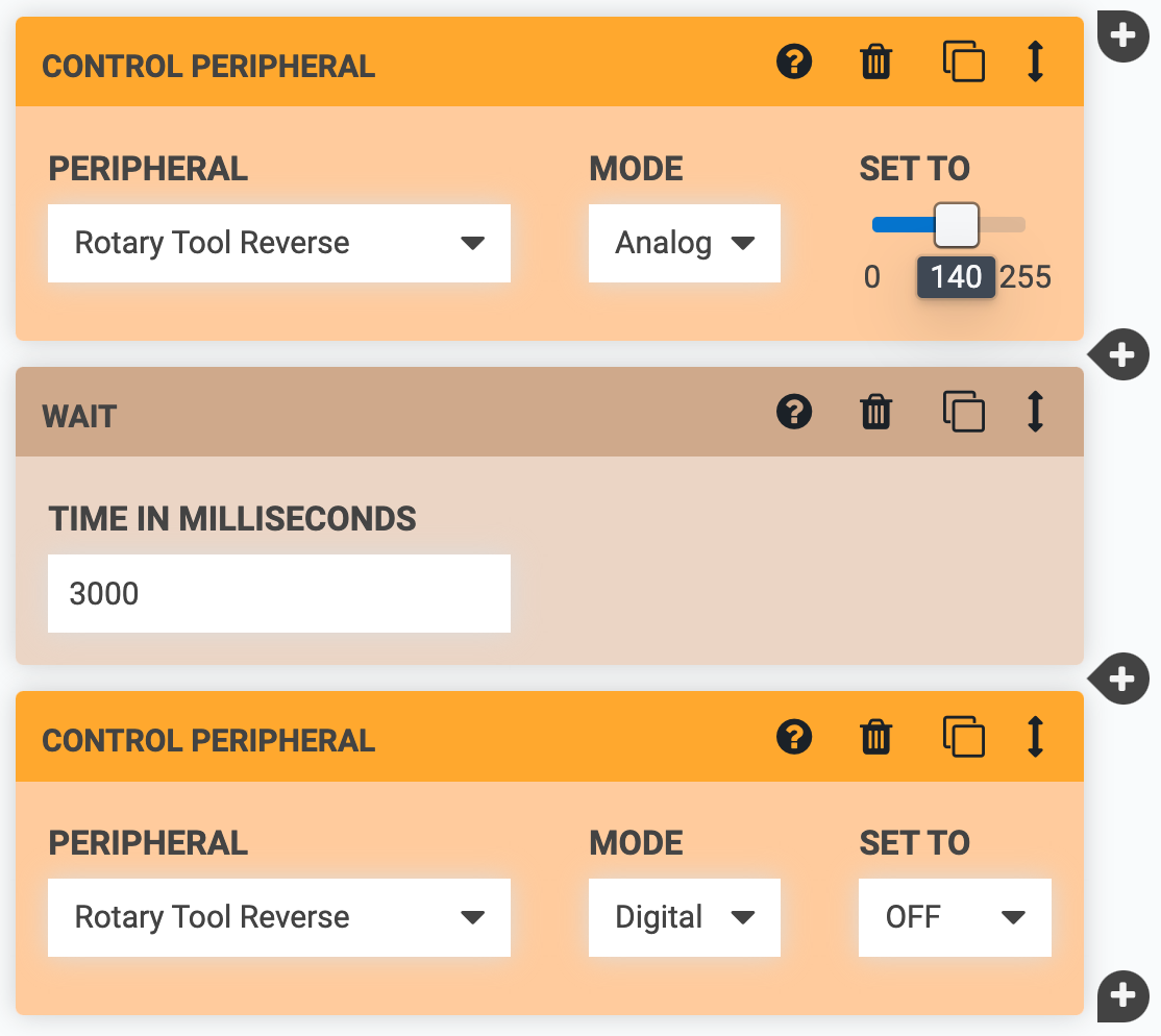 rotary tool control peripheral