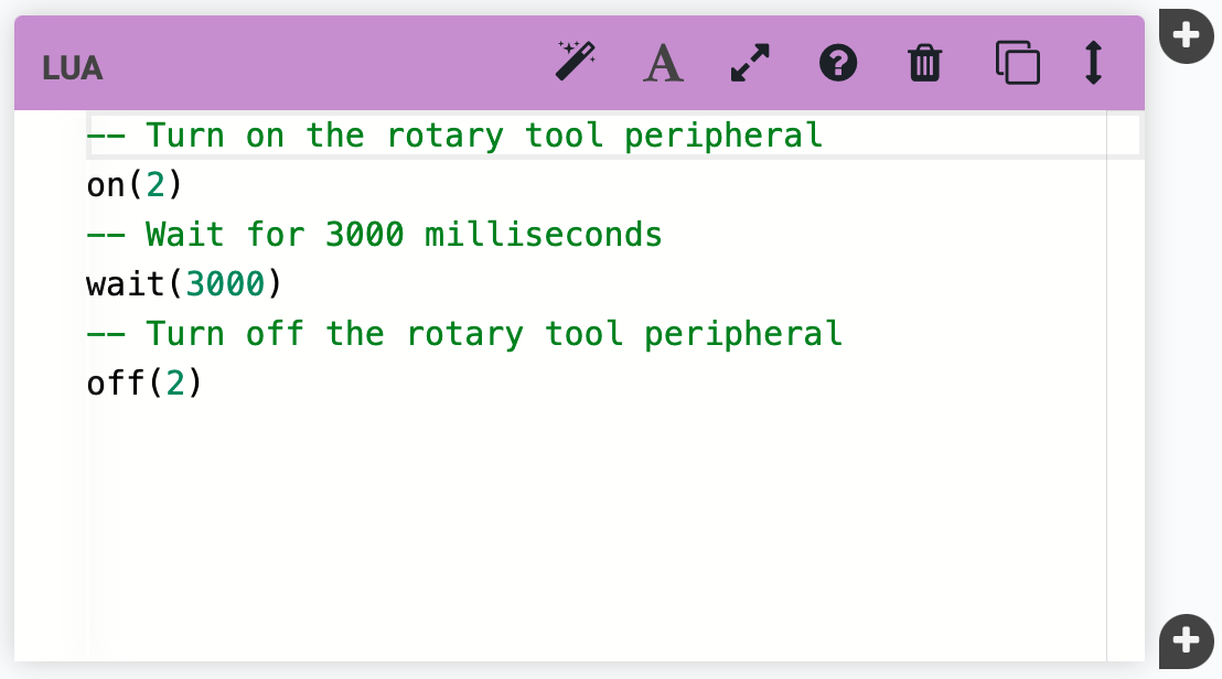 rotary tool lua